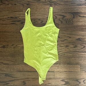 Abercrombie & Fitch Green Bodysuit with High-Cut Leg